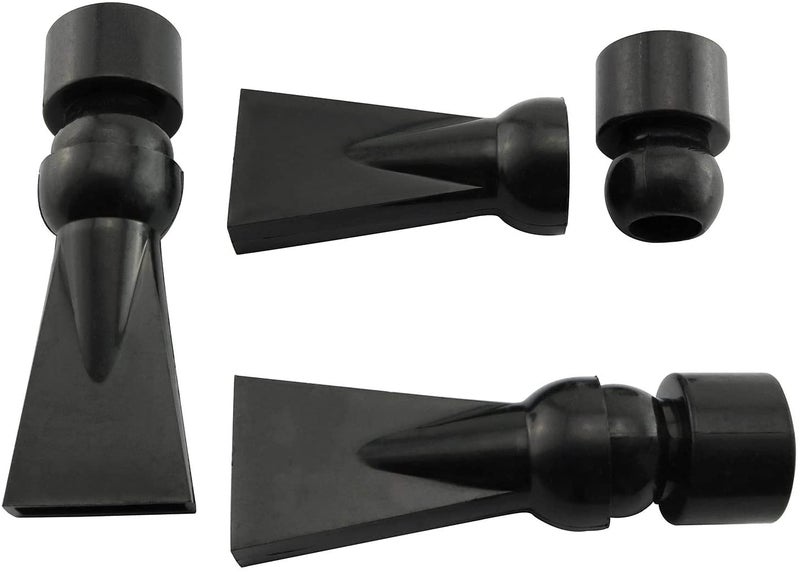 Longdex Aquarium Water Outlet 3PCS Black Fish Tank Duckbill Nozzle Free Rotate Outflow Pump Tank End Pipe - Image 2